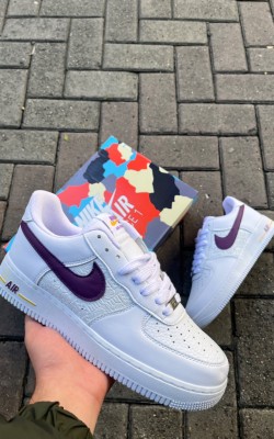 Nike Airforce Beyaz-Mor  Nike Airforce Beyaz-Mor